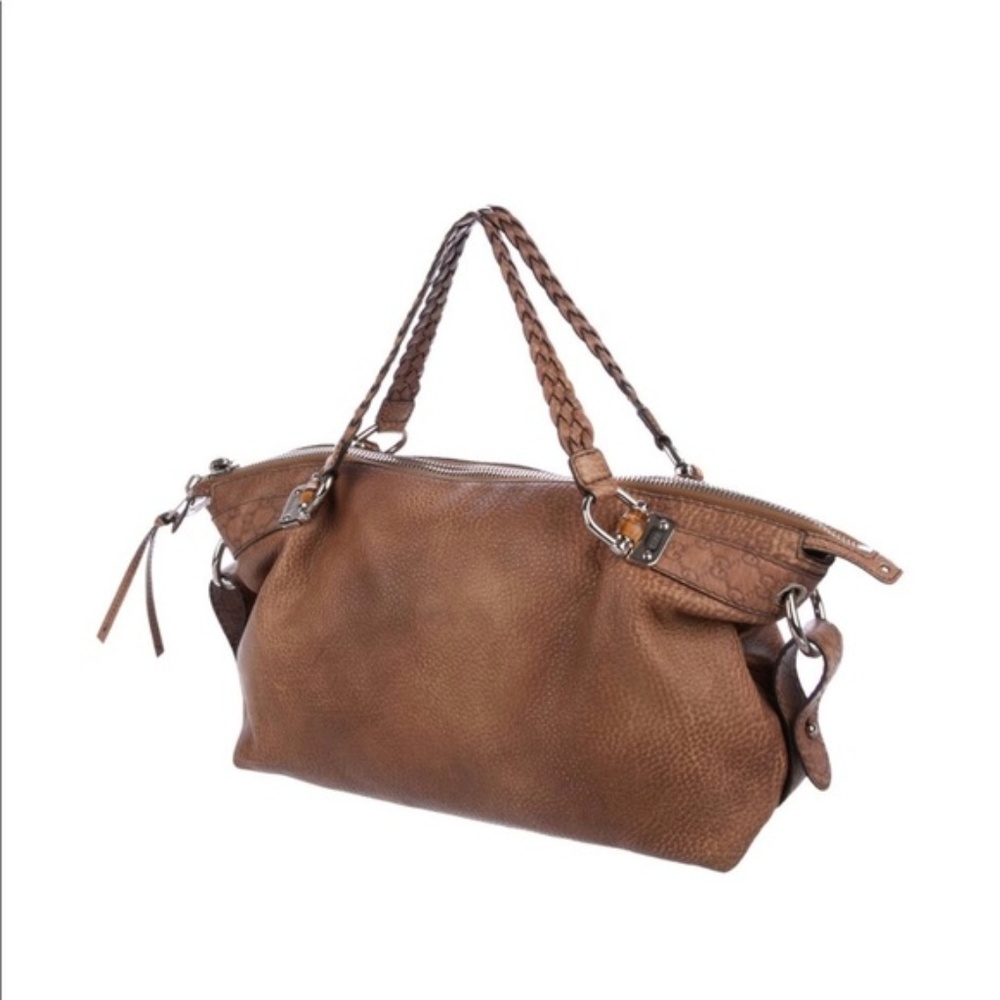 Gucci Calfskin Bar Tote